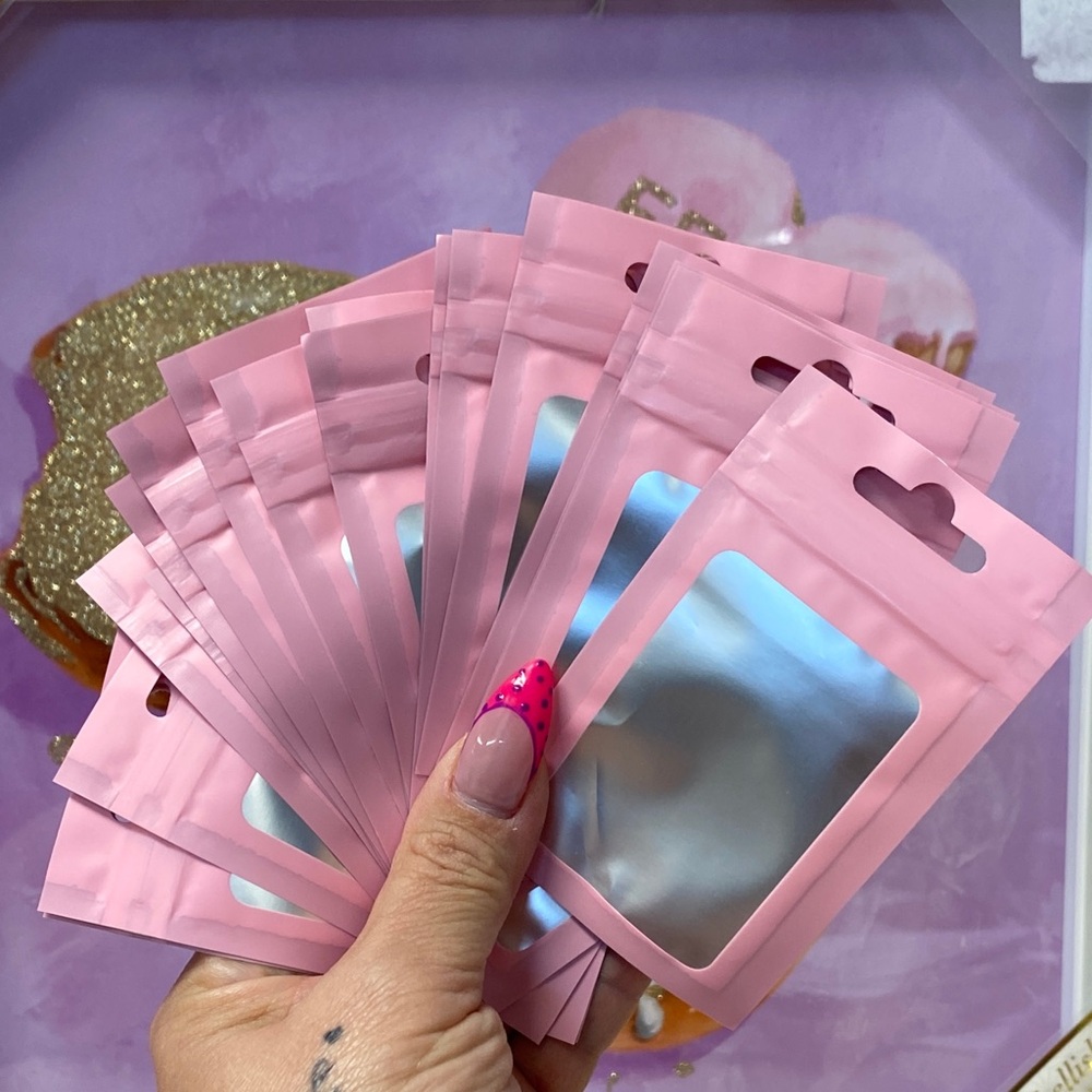 Pink Holographic Pouch (20) CT